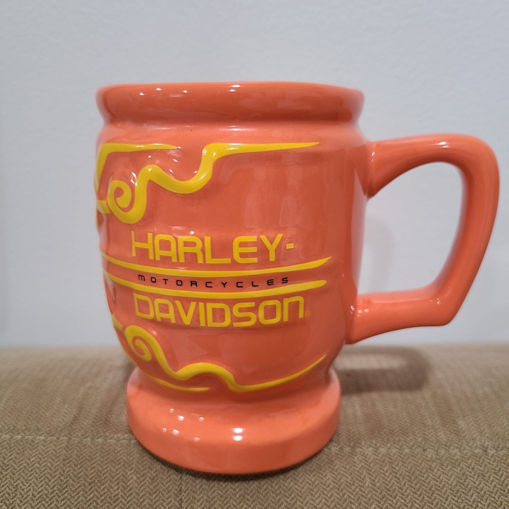 Harley Davidson Vibrant Orange Mug